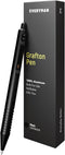 Everyman Black Grafton Pen - Premium Gel Ink, EDC Metal Pen, Luxury Writing Instrument, Perfect Gift for Men