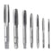 7Pcs Metric Spiral Point Thread Tap Set - M3 M4 M5 M6 M8 M10 M12 Nitriding Coated Machine Screw Drill Tap Bits