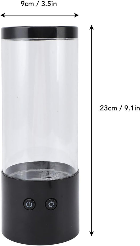 Depisuta Lamp, LED Tank Table Lamp Color Changing Light with USB Battery Powered for Bedroom Living Room Office Desk