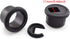 SDTC Tech 3-Pack 1 inch Desk Hole Wire Grommet Black Plastic Cable Cord Cover Organizers