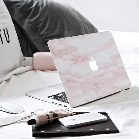 practicalWs 15.7in x 236.2in Self-Adhesive White/Pink Marble Wallpaper, Removable Decor for Countertops