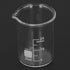 10PCS Glass Beakers Set, 25mL Graduated Measuring Beaker, Thick Walled Experiment Beaker Cups with Scale