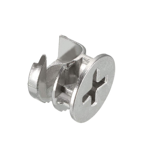 uxcell 15 Pcs Furniture Cam Lock Nut Connectors, 15x12mm for Cabinet Drawer Wardrobe Panel Connecting