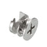 uxcell 15 Pcs Furniture Cam Lock Nut Connectors, 15x12mm for Cabinet Drawer Wardrobe Panel Connecting