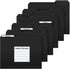 Dunwell Plastic Black 3-Tab Folders, 12 Pack Sturdy File Folders for 8.5x11 Documents