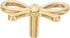 Zerodeko Brass Bow Tie Drawer Handle Small Cabinet Hardware Decorative Wardrobe Pull