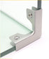 heyous 2PCS 6-8MM L-Shape Stainless Steel Glass Clamps Fish Tank Tile Reinforcement Corner Guard Glass Connector