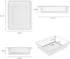 Storex Flat Storage Tray – Clear Organizer Bin for Classroom, Office, Home, 5-Pack (62531A05C), 10 x 13 x 3 Inches