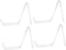MAGICLULU 2pairs High Heels Display Stand Shoe Rack for Mall Wall-Mounted Storage
