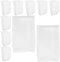 Baluue 25pcs White Kraft Paper Greaseproof Bread Bags with Seal, 10x5 Inch