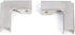 heyous 2PCS L-Shape Stainless Steel Glass Clamps 6-8MM Fish Tank Tile Reinforcement Corner
