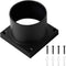 Pier Mount Adapter, Post Light Base for 3" Post Light Fixtures, Parts Kits Included, Matte Black