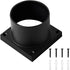 Pier Mount Adapter, Post Light Base for 3" Post Light Fixtures, Parts Kits Included, Matte Black