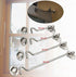 POWERTOOL Cabin Hook, 1pc Heavy Duty Lock Hook and Eye Latch Solid Stainless Steel Thicken Door Lock For Window, Bathroom(6inch)