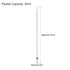 PATIKIL 50ml Graduated Dropper Pipettes, 1 Pcs Reusable Borosilicate Glass for Liquid Transfer