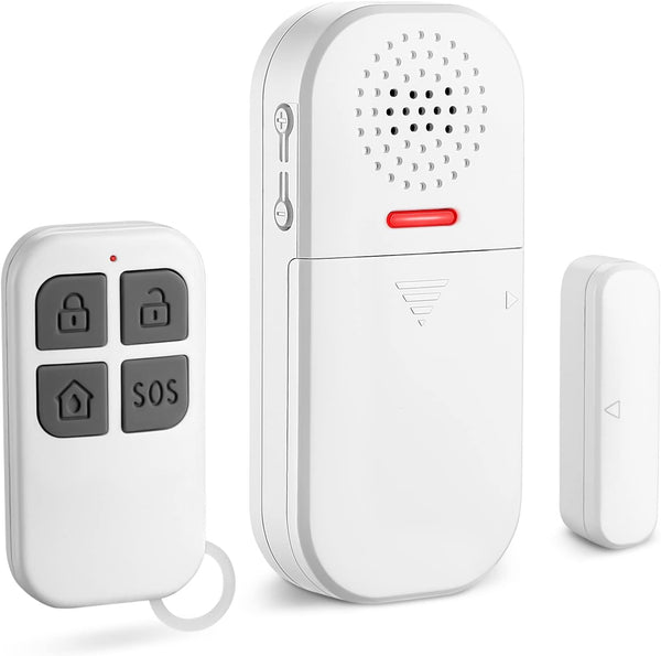 WSDCAM 130dB Loud Door Alarm with Adjustable Volume, 5 Feature Modes for Kids Safety, Home Security, Pool Safety,