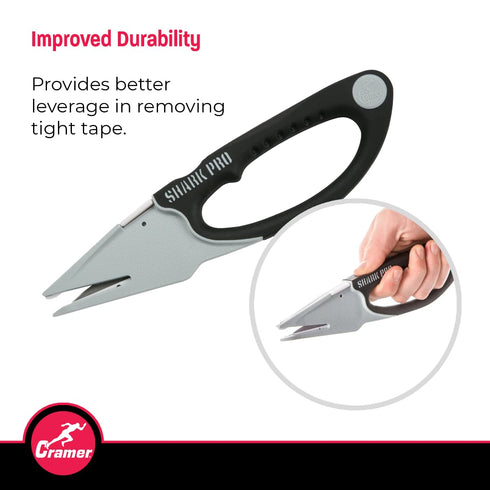 Cramer Athletic Training Supplies, Shark Tape Cutter & Remover Liquid for Adhesive Removal, Safe Edge Scissors, Bandage