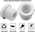 10 Pcs 1” Male Thread to 1/2” Female Thread Reducer Bushing PVC Pipe Fittings