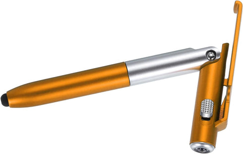 MECCANIXITY Multifunction Stylus Pen with LED Light, Foldable Phone Holder Stand, Capacitive Touch Screen Ballpoint