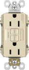 Legrand radiant 1597LACCD12 15 Amp GFCI Self Test Duplex Outlet - Light Almond (1 Count)
