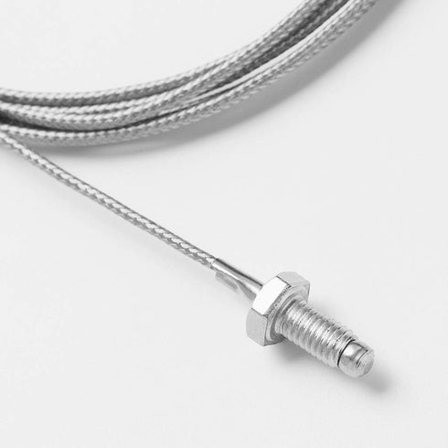 HiLetgo 5pcs K Type Temperature Sensor Probes M6 Screw Thermocouple Stainless Steel Length 1M