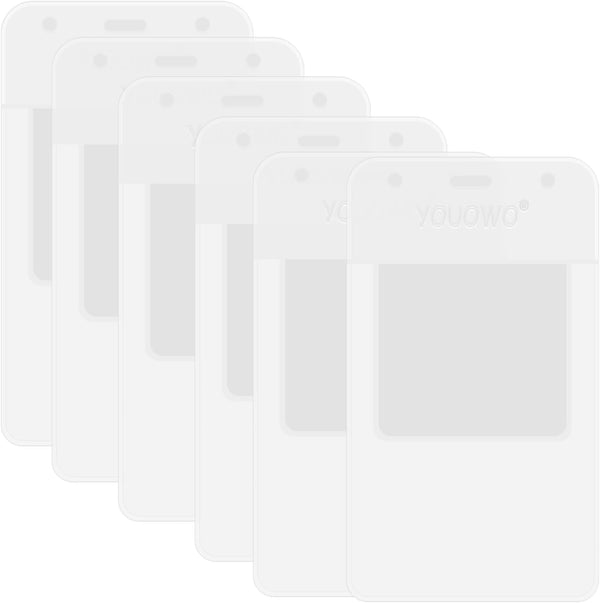 YOUOWO Clear Pocket Protectors, 6 Pack for Shirts, Lab Coats, Pants - Multi Purpose for Pen Leaks