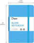 JOYEUX A5 Blank Journal Notebook: 160 Pages, 100 GSM Thick Hardcover Journal for Writing (Sky Blue)