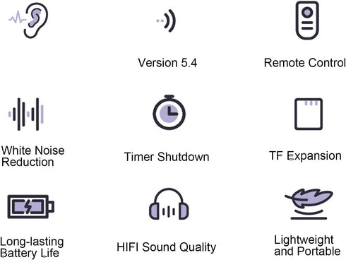 5.4 36 3 CCYLEZ Pillow Speaker for Sleeping, Ultra Thin Bone Conduction Bluetooth Under Pillow Speaker with Sounds