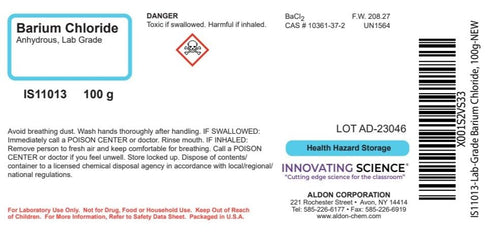 Innovating Science Lab-Grade Barium Chloride, 100g - The Curated Chemical Collection