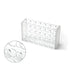 Othmro 1Pcs Test Tube Rack Holder, 14mm 24-Well Centrifuge Tube Holder, Transparent Plastic Stand