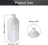 Othmro 5Pcs 1000ml/33.82oz PE Bottles, Lab Cylindrical Chemical Reagent Bottle, Small Mouth Laboratory Reagent Bottle, Sample Sealing Liquid Storage Container for Food Store White Translucent