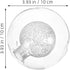 3.93 Inch TEHAUX Globe Lamp Shade Frosted Glass Ceiling Light Shade Replacement Dome Lampshade Soft Light Diffusion