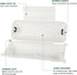 Outdoor Extension Cord Safety Cover, Waterproof Protector Seal for Electrical Connection Box, White