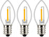Tsunetani -C7 Edison LED Filament Mini Night Light Replacement Bulbs 0.5W Equivalent to