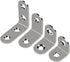 Sets, 90 (40mm*40mm*16mm) L Bracket Stainless Steel Corner Brace Degree Right Angle Bracket with Screws, L Bracket