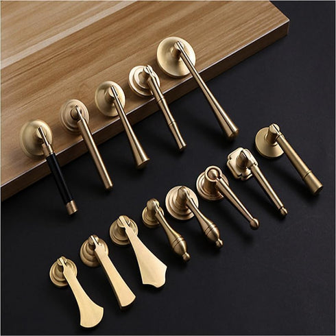 SANCHAKOU 2 Pack 114 40 22Mm Stylish Knobs Chinese Pendant Shoe Cabinet Bedside Table Wardrobe Furniture Drawer Brass