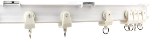 Alloy Plastic Windows and Balcony Curtain Track Soft Curved Rail Accessories (2 Meters)