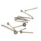 12 Pcs 1/8" Shank Diamond Tipped Coated Mount Point, Rotary Grinding Head Jewelry Burr