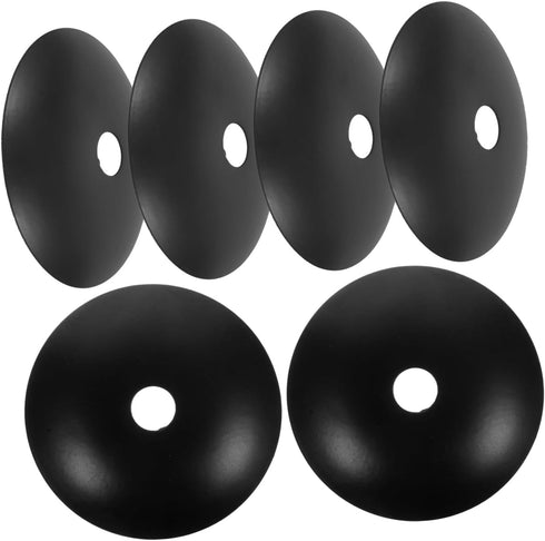 SEWACC 6pcs 50mm Pendant Light Canopy Ceiling Plate LED Lamp Cover Hardware