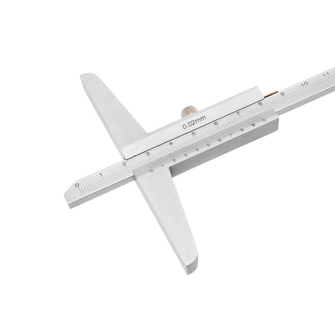 uxcell 0-150mm Depth Vernier Caliper Micrometer Gauge: Measuring Tool with 0.02mm Resolution