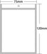 Ellbest 300pcs Clear Front White Back Bags, Resealable Zipper Plastic Poly Pouches for Jewelry Making Crafts Packing