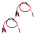 Oiyagai SMA Female to Dual Alligator Clips Test Lead, RG316 50cm/19.5" Coaxial