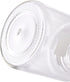 2 Pack 500ml Borosilicate Glass Wide Mouth Graduated Round Reagent Media Storage Lab Bottles with GL80 Blue Screw Cap
