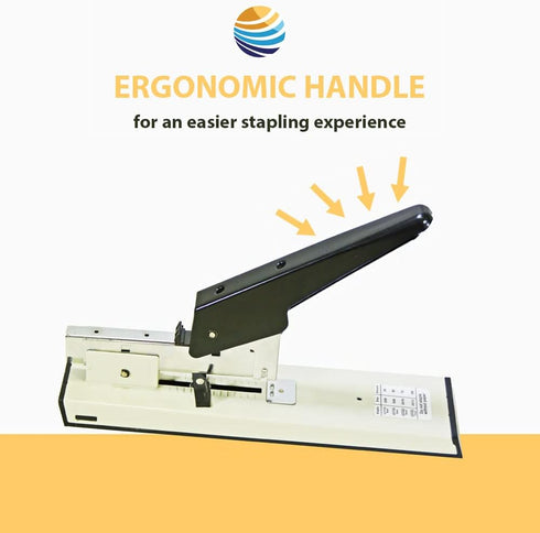 Heavy Duty Easy Grip Stapler with Ergonomic Handle, High Capacity, Perfect for Classroom Office Upholstery, 1000 Staple