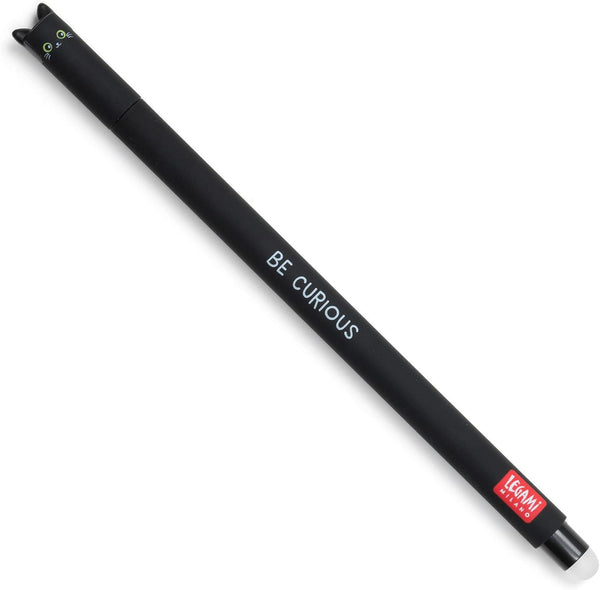 LEGAMI Erasable Gel Pen, 0.7 mm Tip Diameter, Thermosensitive Ink, 15 cm Length, Black Ink for Writing