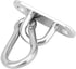2 Set Heavy Duty Hanger with Swivel Carabiner, Hammock Wall & Ceiling Mount Swing Hooks for Outdoor Exercise & Yoga