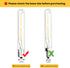 Bonlux LED T6.5 Exit Sign Clear Light Bulbs, 2W E17 Intermediate Base, Daylight 6000K, 4-Pack, 20W Incandescent