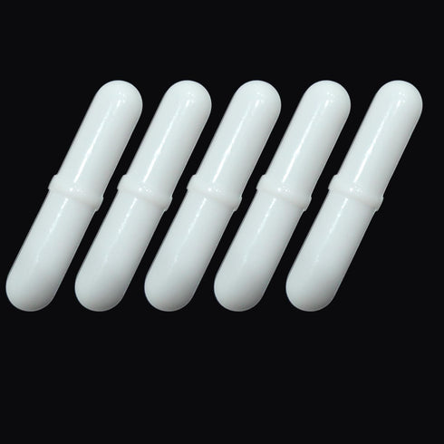 10Pcs PTFE Magnetic Stirrer Mixer Stir Bar, 50mm/1.96 inch Magnetic Stir Bar
