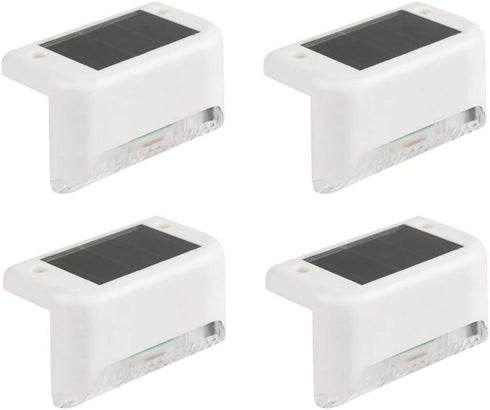 Solar Powered Step Lights for Outdoor Stairs, Railing, Fence Post, Pathway, Yard,