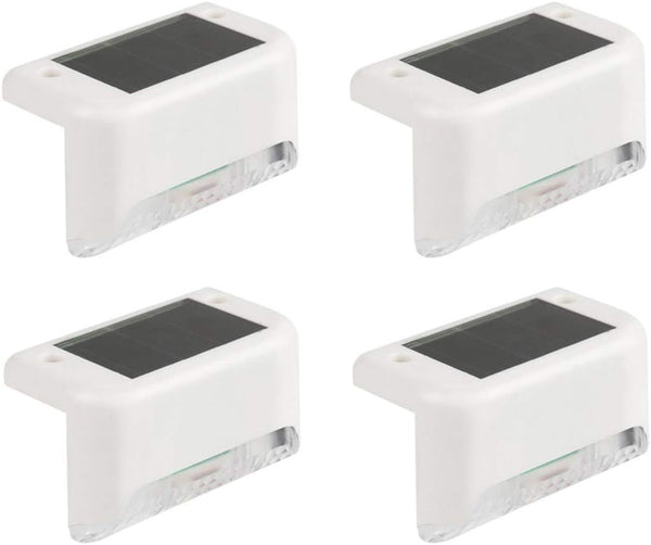 Solar Powered Step Lights for Outdoor Stairs, Railing, Fence Post, Pathway, Yard,